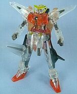 MSiA / MIA "GN-003 Gundam Kyrios (Clear Color Edition)" action figure (Limited edition Dengeki Hobby magazine exclusive; 2008): product sample