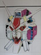 Zephyr Gundam Head