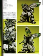 Geymalk 2.jpg (219 KB) 1/144 Scratch built AMX-105 Geymalk modeled by Nobuo Suzuki (from Model Graphix): front and rear view