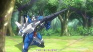 Equipped with Beam Shoot Rifle U7 in 2nd Coalition of Volunteers battle flashback (Ep 18)