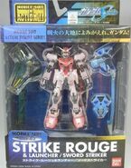 Mobile Suit in Action (MSiA / MIA) "MBF-02 Strike Rouge & Launcher / Sword Striker" (2004): package front view