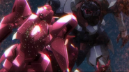 Bring Stabity's Garazzo looking at Seraphim Gundam (I Can Hear a Song)