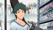 First appearance in his default persona.