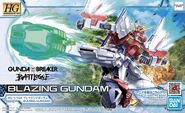 HGBB 1/144 Blazing Gundam (2021): box art