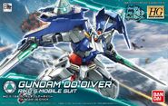 HGBD 1/144 Gundam 00 Diver (2018): box art