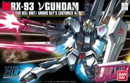 ν Gundam 1/144 HGUC kit artwork
