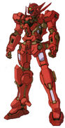 Gundam Astraea equipped with its mask