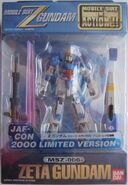 MSiA / MIA "MSZ-006 Zeta Gundam (AEUG-Kalaba / Amuro Ray Colors)" action figure (JAFCON 2000 special edition; 2000): package front view.