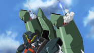 Chaos Gundam Missile Launchers Firing 01 (Seed Destiny HD Ep2)