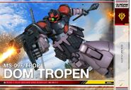 Dom Tropen as featured in Gundam Duel Company