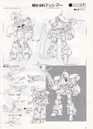 Early asshimar.jpg (6.81 MB) Initial design by Kunio Okawara (Bandai MJ Material No.04 Mobile Suit Zeta Gundam Mechanical Settings and Examples)