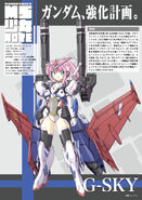 G Sky (Gundam + G-Parts), Mika Akitaka's MS Girl Note version