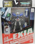 Mobile Suit in Action (MSiA / MIA) "GN-001 Gundam Exia" (2007): package front view.