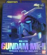 ExMSiA / EMIA "RX-178 Gundam Mk-II (Titans Color) Unit 02" (2005): package front view