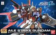 HG Gundam SEED 1/144 GAT-X105+AQM/E-X01 Aile Strike Gundam (Remastered Version) (2011): box art