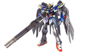 Gundam Wing Zero (EW) as seen in Gundam EXTREME VS. Maxi Boost ON