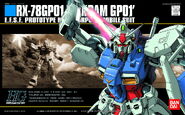 1/144 HGUC RX-78GP01 Gundam "Zephyranthes" (2000): box art