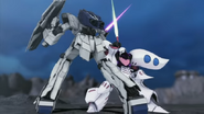 Unicorn Mode vs Qubeley in Dynasty Warriors Gundam 3