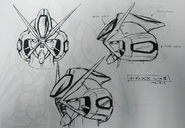 Early Gundam DX Head Design Junya Ishigaki
