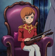 Mineva Lao Zabi after playing violin for Char Aznable (Z Gundam - A New Translation)