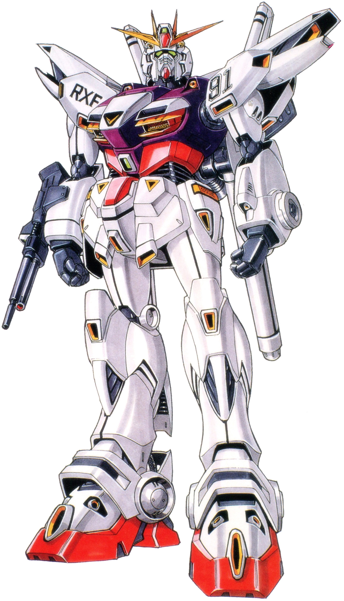 Rxf 91 Silhouette Gundam The Gundam Wiki Fandom