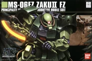 1/144 HGUC MS-06FZ Zaku II FZ (2008): box art
