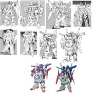 ZZ Gundam: original design proposals and evolution