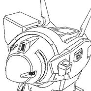 Rear of 0 Gundam's GN Drive