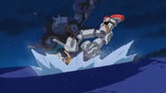 EFF's Hizack tackling the Gundam Mk-II