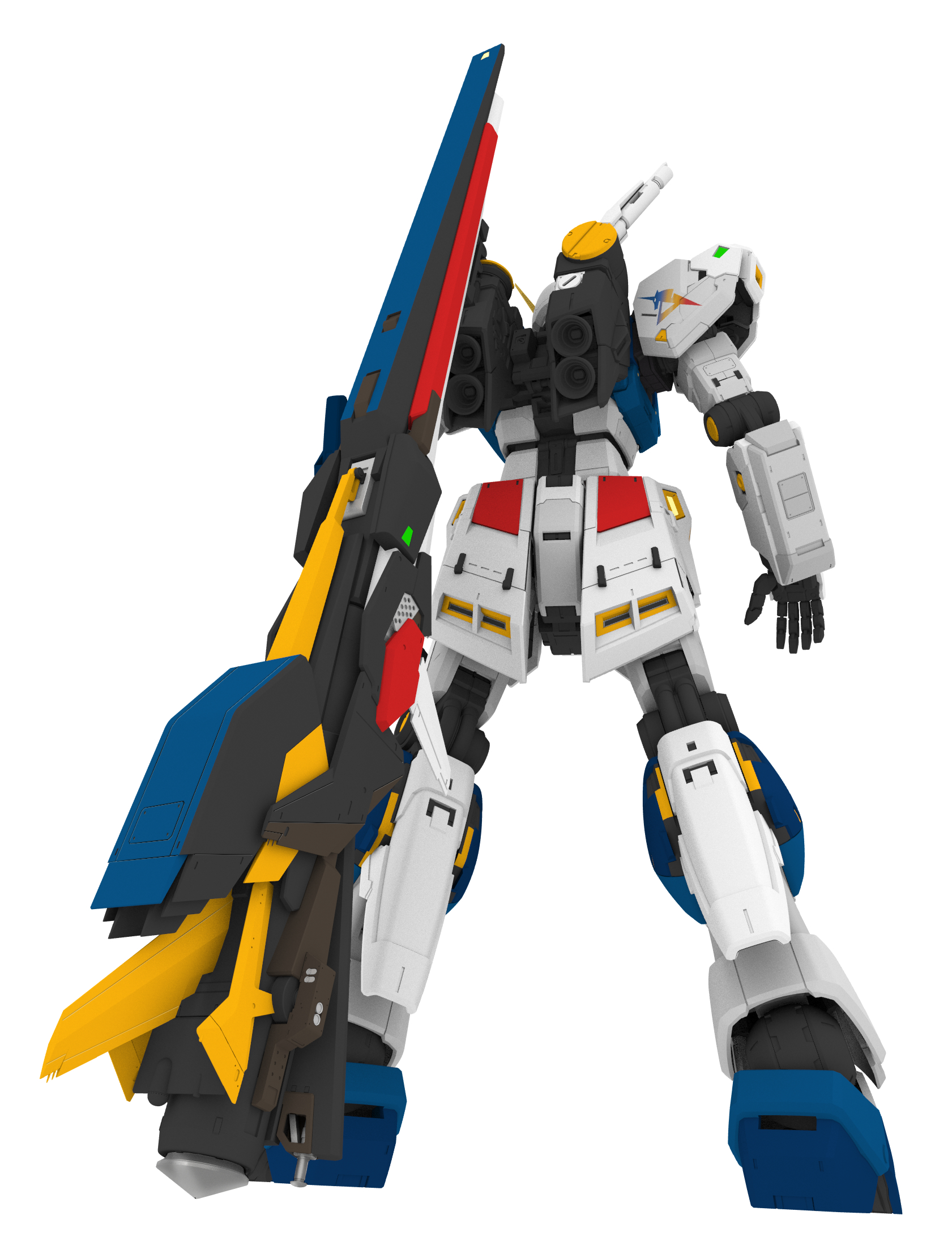 Bandai GUNDAM SIDE-F LTD RX-93ff ν Gundam Nu Gundam RG 1/144