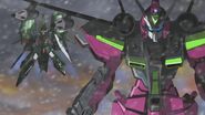 Neo's unit and Chaos Gundam