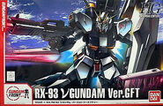 HGUC 1/144 RX-93 ν Gundam (Ver. GFT) (Llimited edition; 2012): box art