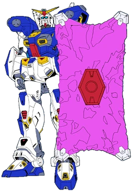 Front (With Prototype Mega Shield)