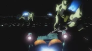 Mobile suits joining the battle