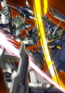 ORX-009 Gundam ［Sköll］ clashes with MSW-004 Gundam [Kestrel] Maneuver Exterior