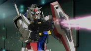 0 Gundam (Type A.C.D) firing Beam Gun (Beyond)