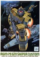 1/144 Original RGM-79 GM Sniper Custom (1983): box art