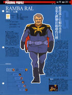 Ramba Ral: character information (1) from Gundam Perfect File (Chinese translated edition)