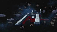 The 7th Space Fleet during the Second Battle of Jachin Due