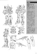 F90 Gundam F90 Lineart