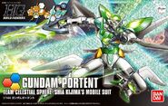 High Grade Build Fighters 1/144 Gundam Portent box art