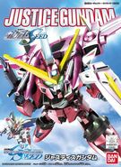 SD Gundam BB Senshi ZGMF-X09A Justice Gundam (2004): box art