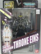 Mobile Suit in Action (MSiA / MIA) "GNW-001 Gundam Throne Eins" (2008): package front view.