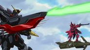 Blitz Gundam Beam Rifle Firing 01 (Seed HD Ep29)