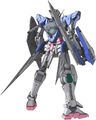 Fan art CG of Gundam Exia, back view.