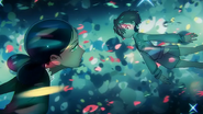 Lalah and Machu inside the Kira-Kira (The Rose of Sharon)