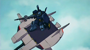 EFF's Hizack on Base Jabber in Mobile Suit Gundam U.C. ENGAGE