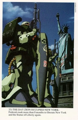 Zeon forces occupy <b>New York</b> in U.C.0079