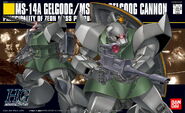 1/144 HGUC MS-14A Gelgoog / MS-14C Gelgoog Cannon (2007): box art