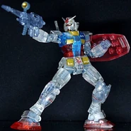 Robot Damashii "RX-78-2 Gundam Ver.A.N.I.M.E. ~Clear Spec~" (Animation-Comic-Game Hong Kong / Tamashii Caravan exclusive; 2017): product sample